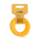 Леска для триммера ТУНДРА, сечение звезда, d=2.4 мм, 15 м, нейлон - Фото 4