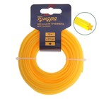 Леска для триммера ТУНДРА, сечение звезда, d=3.5 мм, 15 м - Фото 3