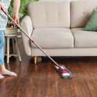 Швабра для мытья пола плоская Raccoon, насадка из микрофибры букли 41×12 см, стальная телескопическая ручка 77-130 см - Фото 9