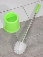 Ёршик для унитаза с подставкой, 13×53 см, цвет МИКС - Фото 2