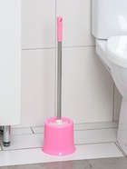 Ёршик для унитаза с подставкой, 13×53 см, цвет МИКС - Фото 7