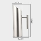 Кувшин Magistro «Элим», 1.3 л, 29×15.5×9 см, нержавеющая сталь - Фото 2