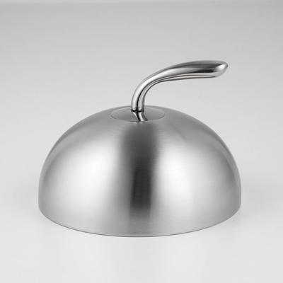 Крышка-Клош, 20×20×14 см, круглая, нержавеющая сталь