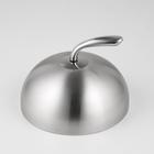 Крышка-Клош, 20×20×14 см, круглая, нержавеющая сталь - Фото 2