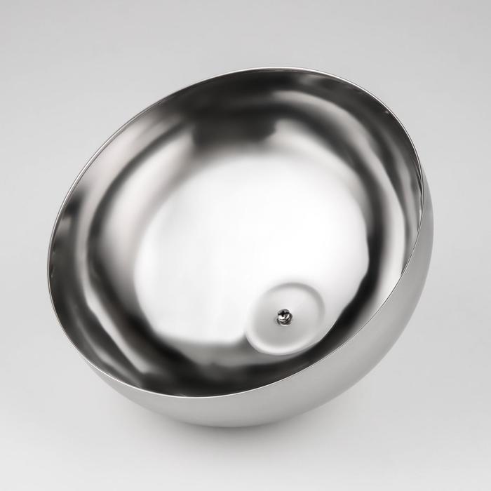 Крышка-Клош из нержавеющей стали, 24×24×13,5 см, круглая - фото 1907213060