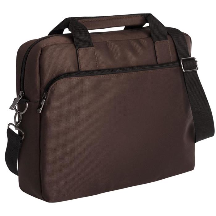 Сумка для ноутбука, цвет коричневый - Фото 1