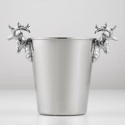 Ведро для льда, 2 л, 25×16×20.5 см, нержавеющая сталь