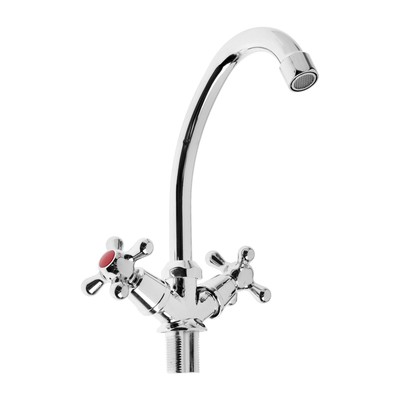 Смеситель для кухни Istok life Standard 0402.713, двухвентильный, хром