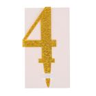 Топпер для торта «Цифра 4», акрил, МИКС - Фото 1