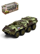 Машинка металлическая «БТР», инерционная, 1:43 - Фото 1