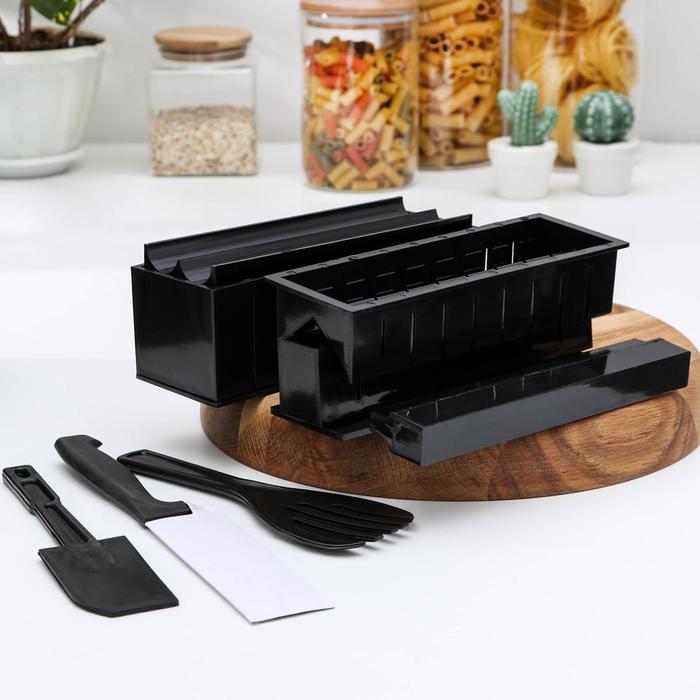 УЦЕНКА Набор для приготовления роллов «Мидори», 10 предметов, нож 15 см - Фото 1