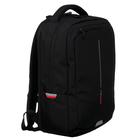 Рюкзак молодёжный, 41,5 х 29 х 18 см, Grizzly 134, эргономичная спинка, отделение для ноутбука, чёрный/красный RU-134-1 - Фото 2