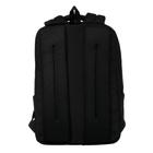 Рюкзак молодёжный, 41,5 х 29 х 18 см, Grizzly 134, эргономичная спинка, отделение для ноутбука, чёрный/красный RU-134-1 - фото 9571389