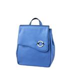Сумка-рюкзак иск.кожа, отдел на клапане, цвет синий 25х12х30 - Фото 1