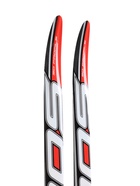 Комплект лыжный: пластиковые лыжи 195 см без насечек, стеклопластиковые палки 155 см, крепления NNN, цвета МИКС - Фото 8