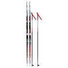 Комплект лыжный: пластиковые лыжи 190 см без насечек, стеклопластиковые палки 150 см, крепления NNN, цвета МИКС - Фото 17