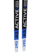 Комплект лыжный: пластиковые лыжи 190 см без насечек, стеклопластиковые палки 150 см, крепления NNN, цвета МИКС - Фото 10