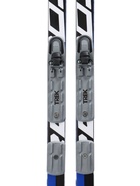 Комплект лыжный: пластиковые лыжи 185 см без насечек, стеклопластиковые палки 145 см, крепления NNN, цвет МИКС - Фото 9