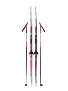 Комплект лыжный: пластиковые лыжи 190 см с насечкой, стеклопластиковые палки 150 см, крепления NN75 мм, цвета МИКС - Фото 7