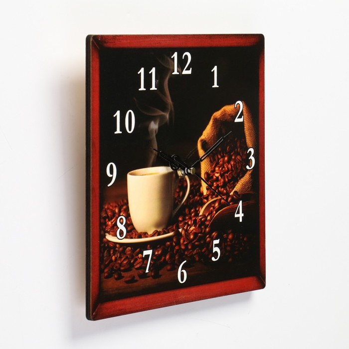 Часы настенные, серия: Кухня, "Ароматный кофе", дискретный ход - фото 1905764498