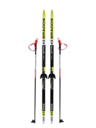 Комплект лыжный: пластиковые лыжи 160 см с насечкой, стеклопластиковые палки 120 см, крепления NN75 мм, цвета МИКС - Фото 7
