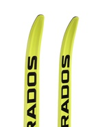 Комплект лыжный: пластиковые лыжи 160 см с насечкой, стеклопластиковые палки 120 см, крепления NN75 мм, цвета МИКС - Фото 8