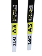 Комплект лыжный: пластиковые лыжи 160 см с насечкой, стеклопластиковые палки 120 см, крепления NN75 мм, цвета МИКС - Фото 10