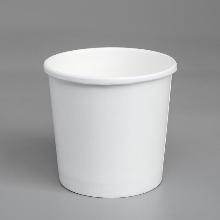 Стакан-креманка "Белый" 300 мл, диаметр 90 мм - Фото 1