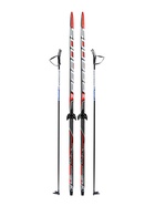 Комплект лыжный: пластиковые лыжи 195 см без насечек, стеклопластиковые палки 155 см, крепления NN75 мм, цвета МИКС - Фото 7