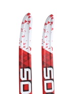 Комплект лыжный: пластиковые лыжи 185 см без насечек, стеклопластиковые палки 145 см, крепления NN75 мм, цвета МИКС - Фото 8