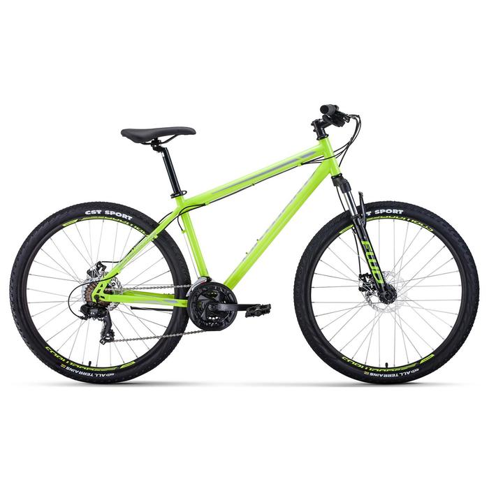 Велосипед 27,5" Forward Sporting 2.2 disc, цвет ярко-зеленый/серый, размер 17" - Фото 1