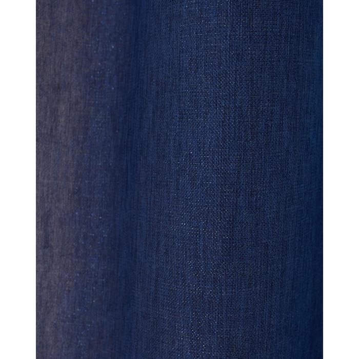 Штора портьерная Этель"Блеск"цв.синий 260х250 см - фото 1907213473