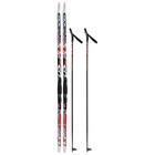 Комплект лыжный: пластиковые лыжи 190 см без насечек, стеклопластиковые палки 150 см, крепления SNS, цвета МИКС - Фото 11