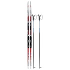 Комплект лыжный: пластиковые лыжи 190 см без насечек, стеклопластиковые палки 150 см, крепления SNS, цвета МИКС - Фото 13