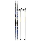 Комплект лыжный: пластиковые лыжи 180 см без насечек, стеклопластиковые палки 140 см, крепления SNS, цвета МИКС - Фото 11