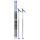 Комплект лыжный: пластиковые лыжи 180 см без насечек, стеклопластиковые палки 140 см, крепления SNS, цвета МИКС - Фото 15