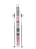 Комплект лыжный: пластиковые лыжи 195 см с насечкой, стеклопластиковые палки 155 см, крепления NNN, цвета МИКС - Фото 7