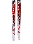 Комплект лыжный: пластиковые лыжи 195 см с насечкой, стеклопластиковые палки 155 см, крепления NNN, цвета МИКС - Фото 10