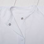Комплект на выписку 3 предмета: ползунки, рубашечка, чепчик, рост 68, цвет белый - Фото 5