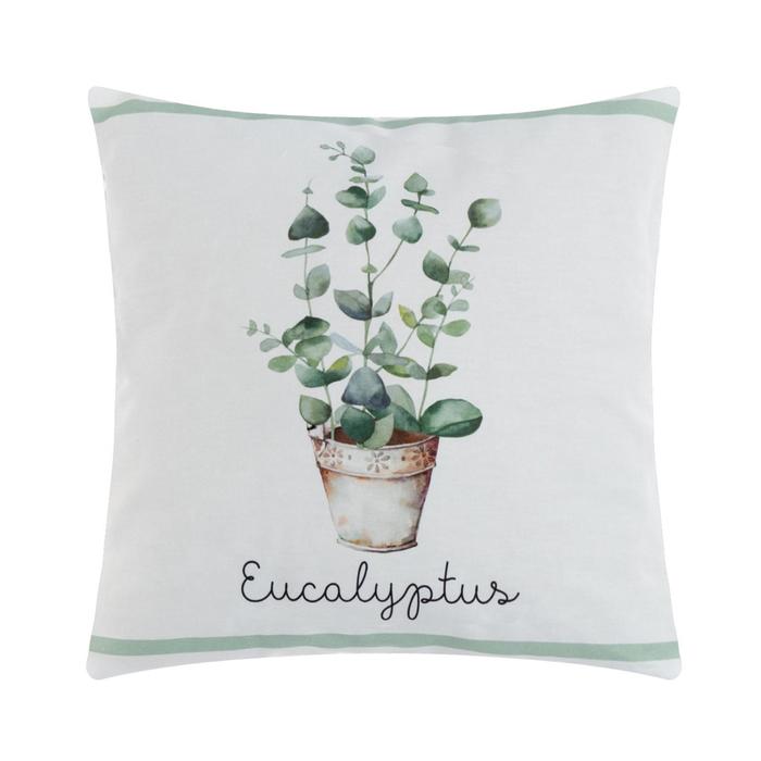 Наволочка декоративная «Этель» Eucalyptus (вид 2), 40х40 см, 100% хлопок - Фото 1