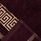 Комплект махровых полотенец в коробке Versace 30х50 см-3 шт - Фото 3