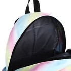 Рюкзак молодёжный из текстиля на молнии, 3 кармана, поясная сумка, цвет разноцветный - Фото 5