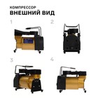 Компрессор автомобильный CARTAGE, серия Торнадо 35 л/мин - Фото 2