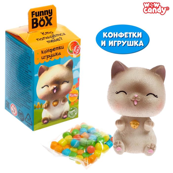 Funny box с конфетами «Котики», МИКС - Фото 1