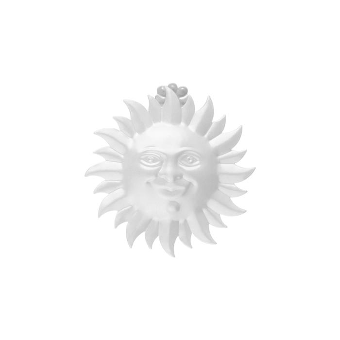 Клипса для штор на защёлке «Солнце», цвет белый