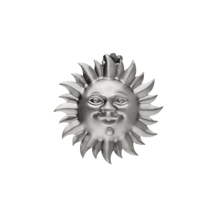 Клипса для штор на защёлке «Солнце», цвет титан