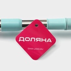 Щётка для окон Доляна, стальная телескопическая ручка 59(105) см, водосгон силикон 16 см, насадка микрофибра 12×16 см - Фото 7