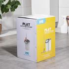 Швабра с отжимом и ведро: швабра плоская 80-132 см, ведро с отсеками для полоскания и отжима 25×25х×37 см, 2 насадки из микрофибры 32×12 см - Фото 13