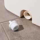 Швабра с отжимом и ведро: швабра плоская 80-132 см, ведро с отсеками для полоскания и отжима 25×25х×37 см, 2 насадки из микрофибры 32×12 см - Фото 4