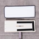 Швабра с отжимом и ведро: швабра плоская 80-132 см, ведро с отсеками для полоскания и отжима 25×25х×37 см, 2 насадки из микрофибры 32×12 см - Фото 8